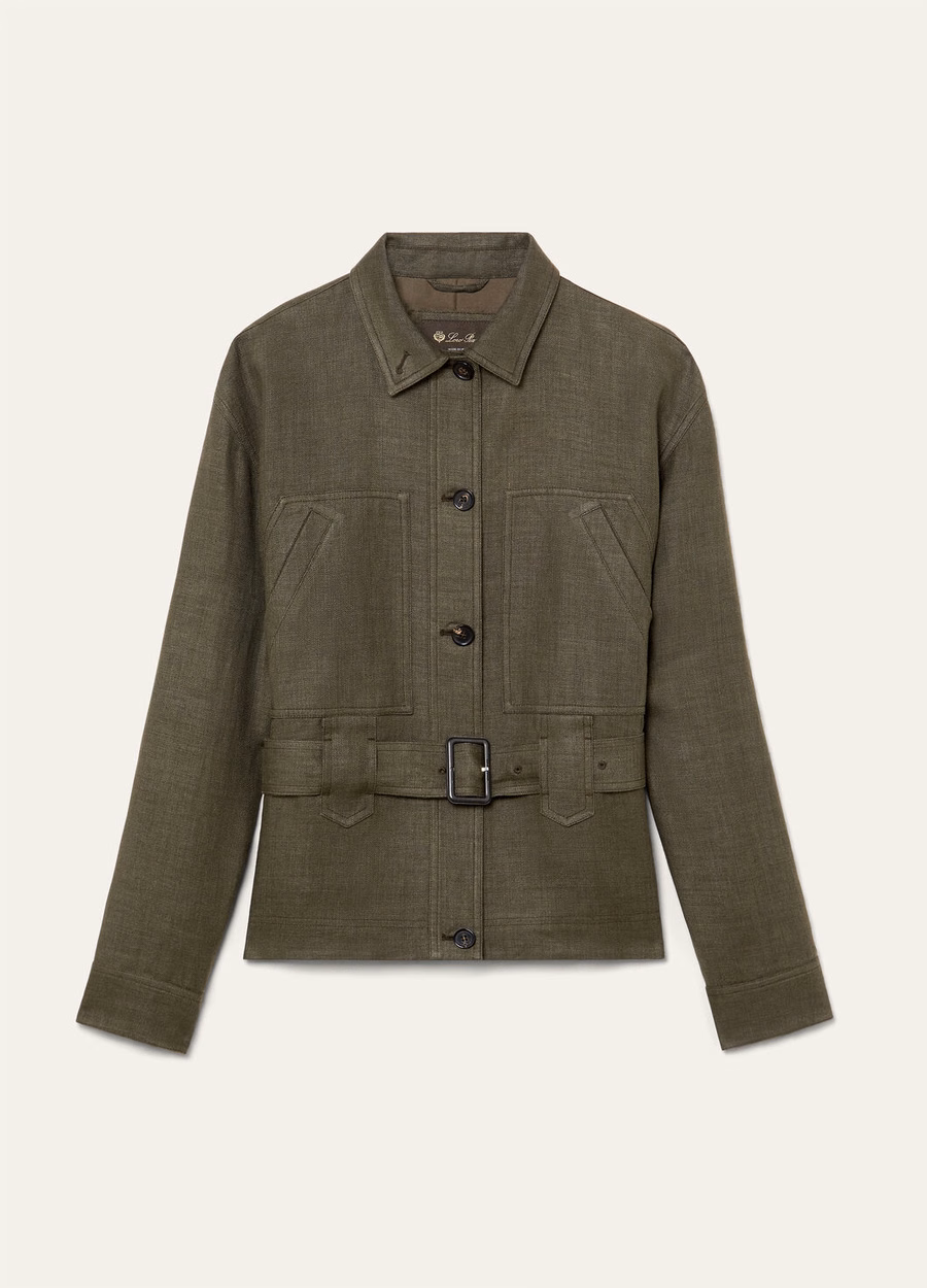 Jaylon Field Jacket, gemaakt van zuivere scheerwol, in de kleur Black Pine.