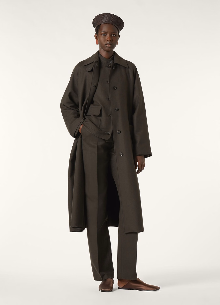 Remsen Royal Lightness Peacoat Jacket Black Pine