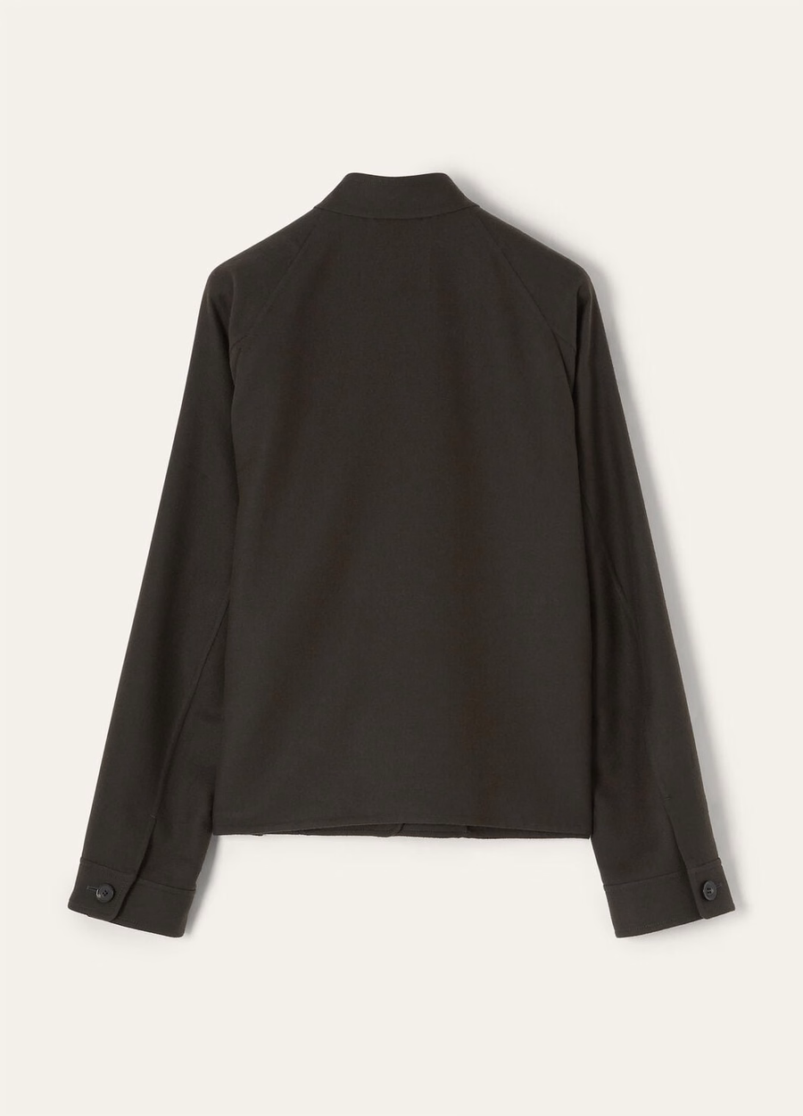 Remsen Royal Lightness Peacoat Jacket Black Pine