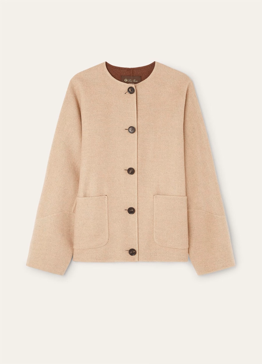Navid Kasjmier Jas Rosy Graniet Melange