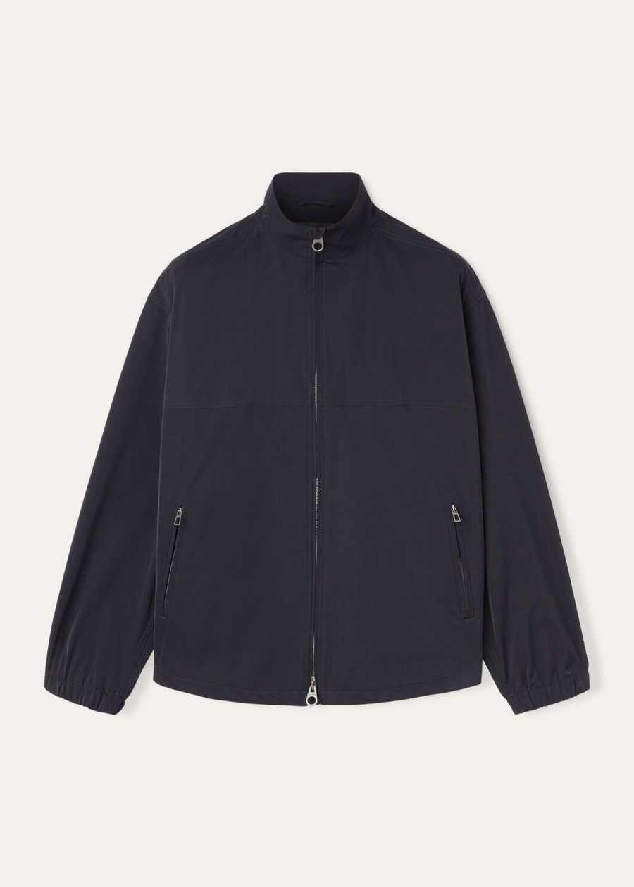 keit microfiber bomberjack zeer donkerblauw