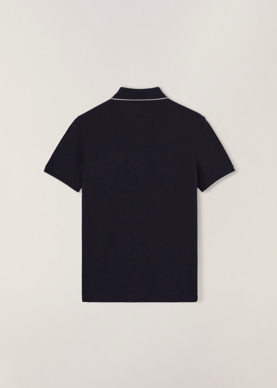 Regatta katoenen polo in marineblauw