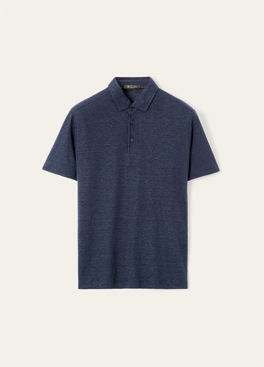 Marineblauwe poloshirt