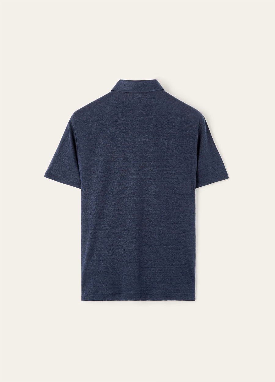 Marineblauwe poloshirt
