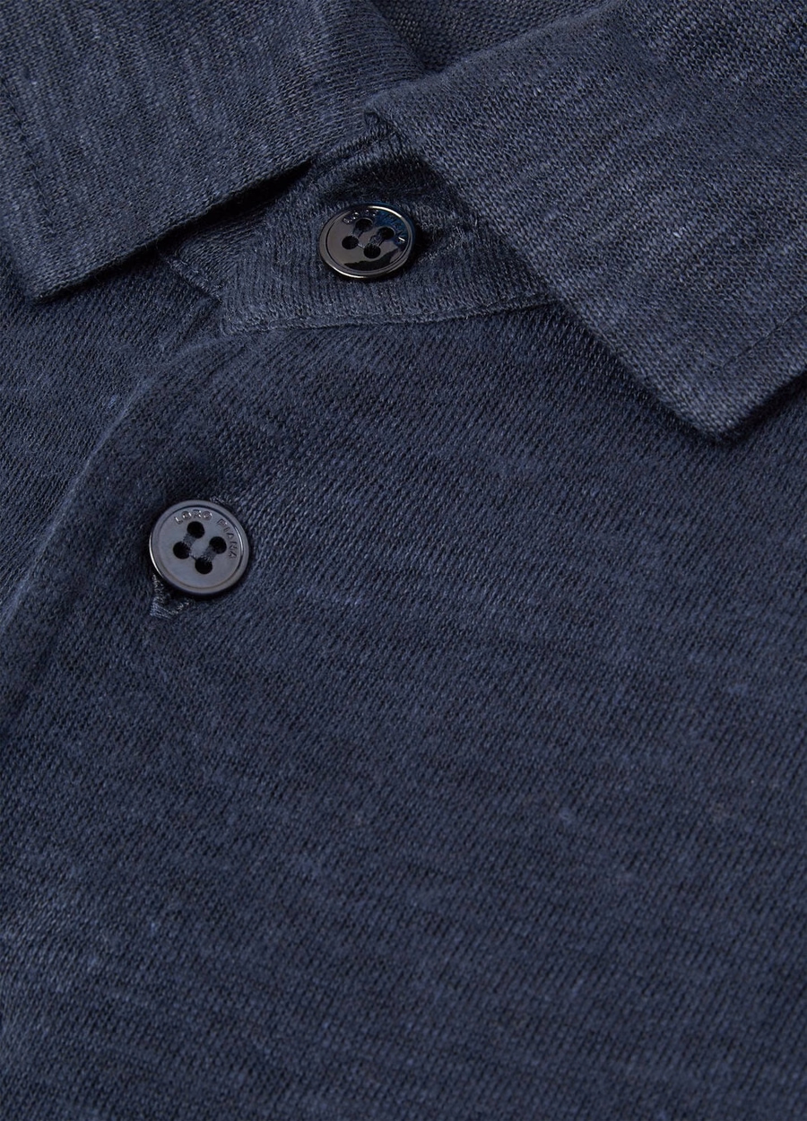 Marineblauwe poloshirt