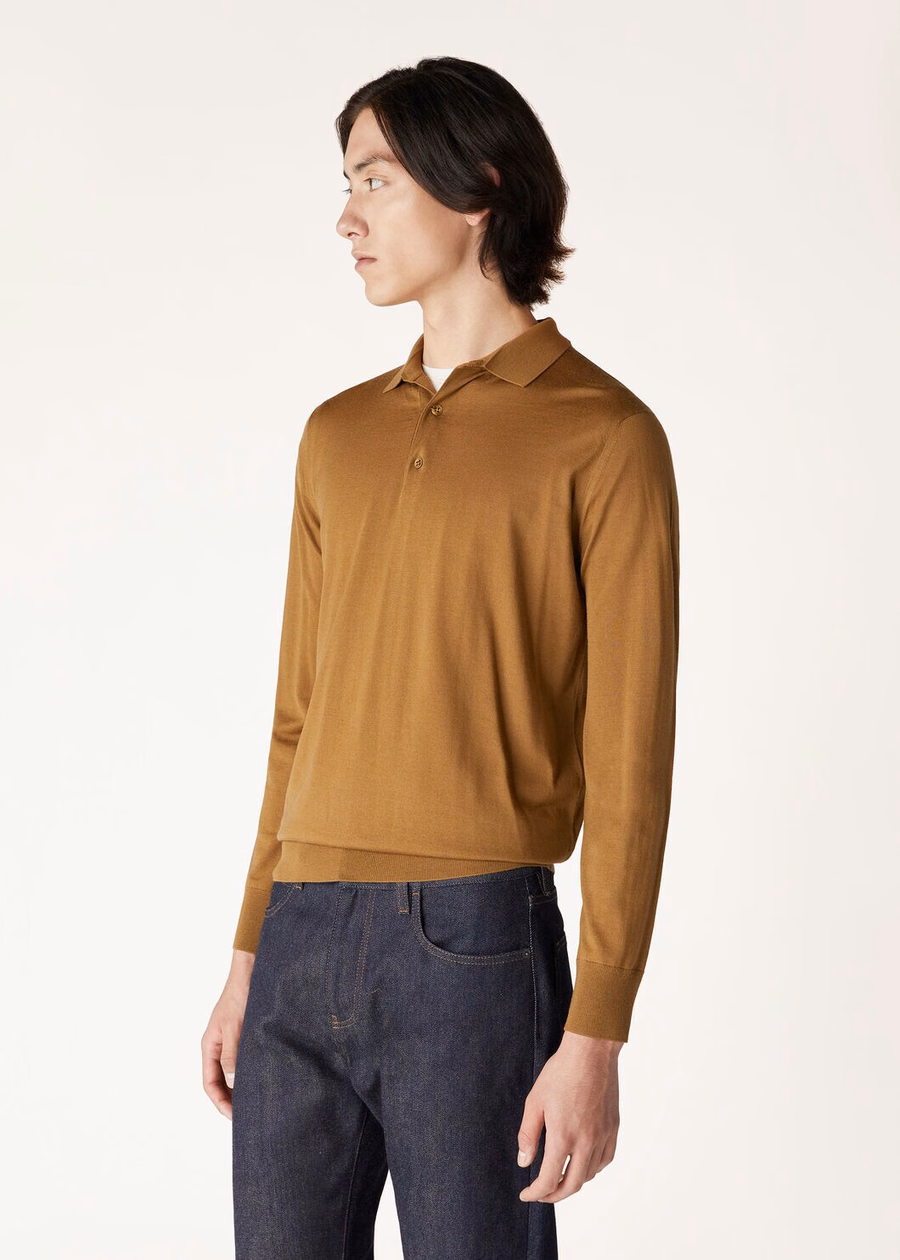 Wish® wollen polo DESERT MIST