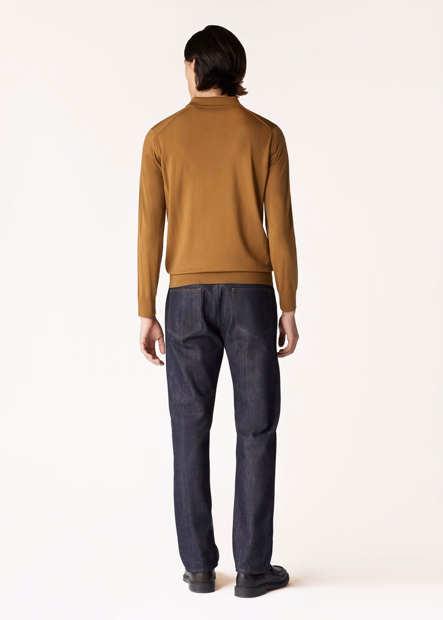 Wish® wollen polo DESERT MIST