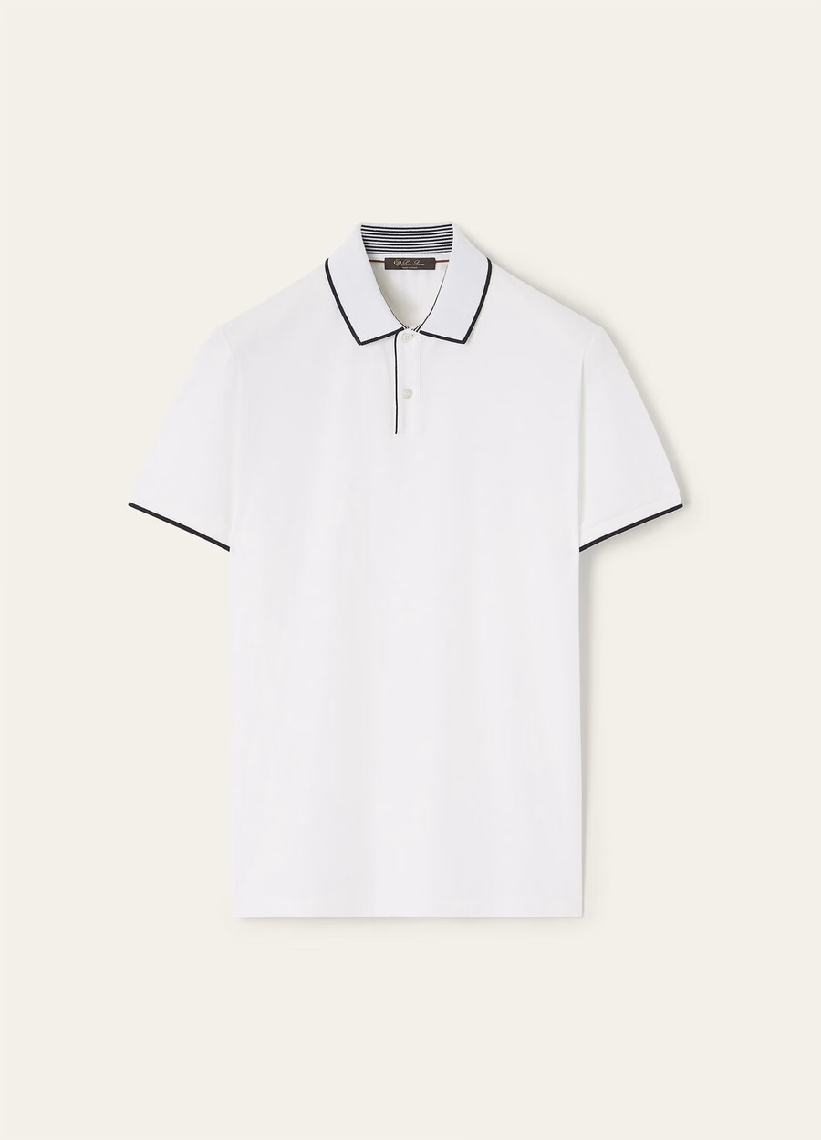 Brentwood Polo Katoen Optisch Wit