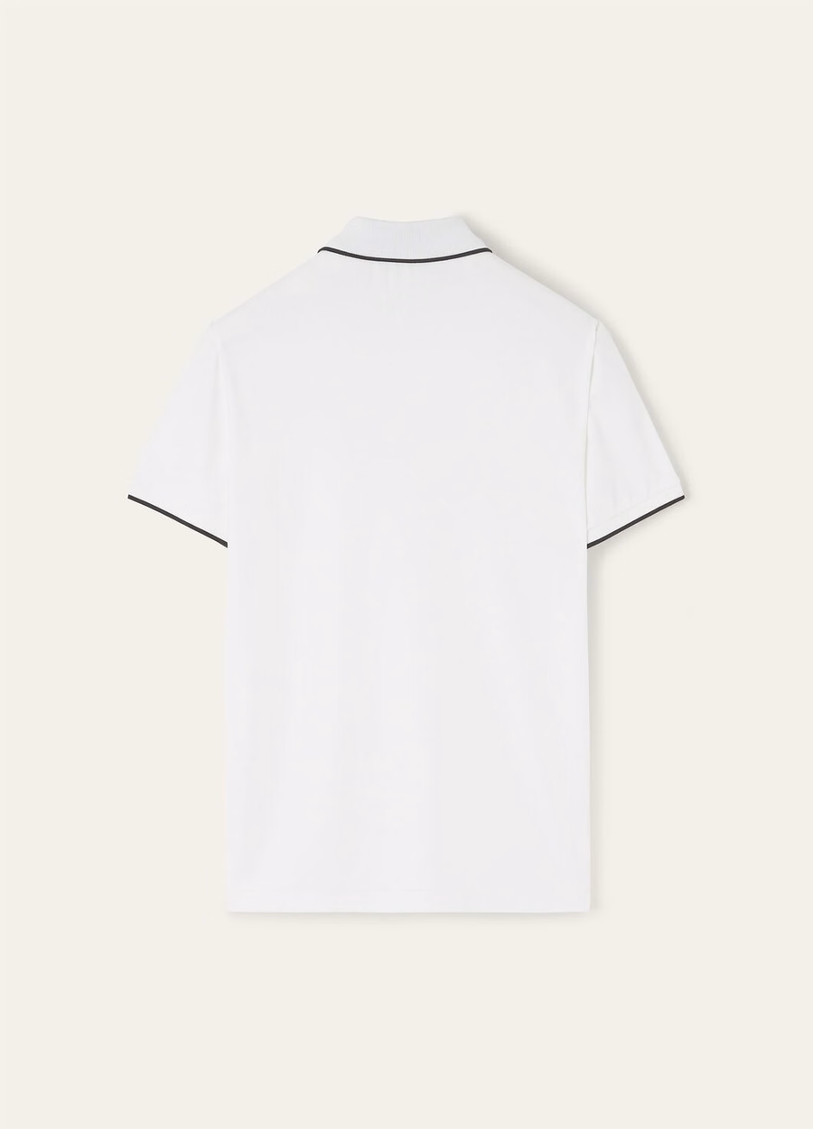 Brentwood Polo Katoen Optisch Wit