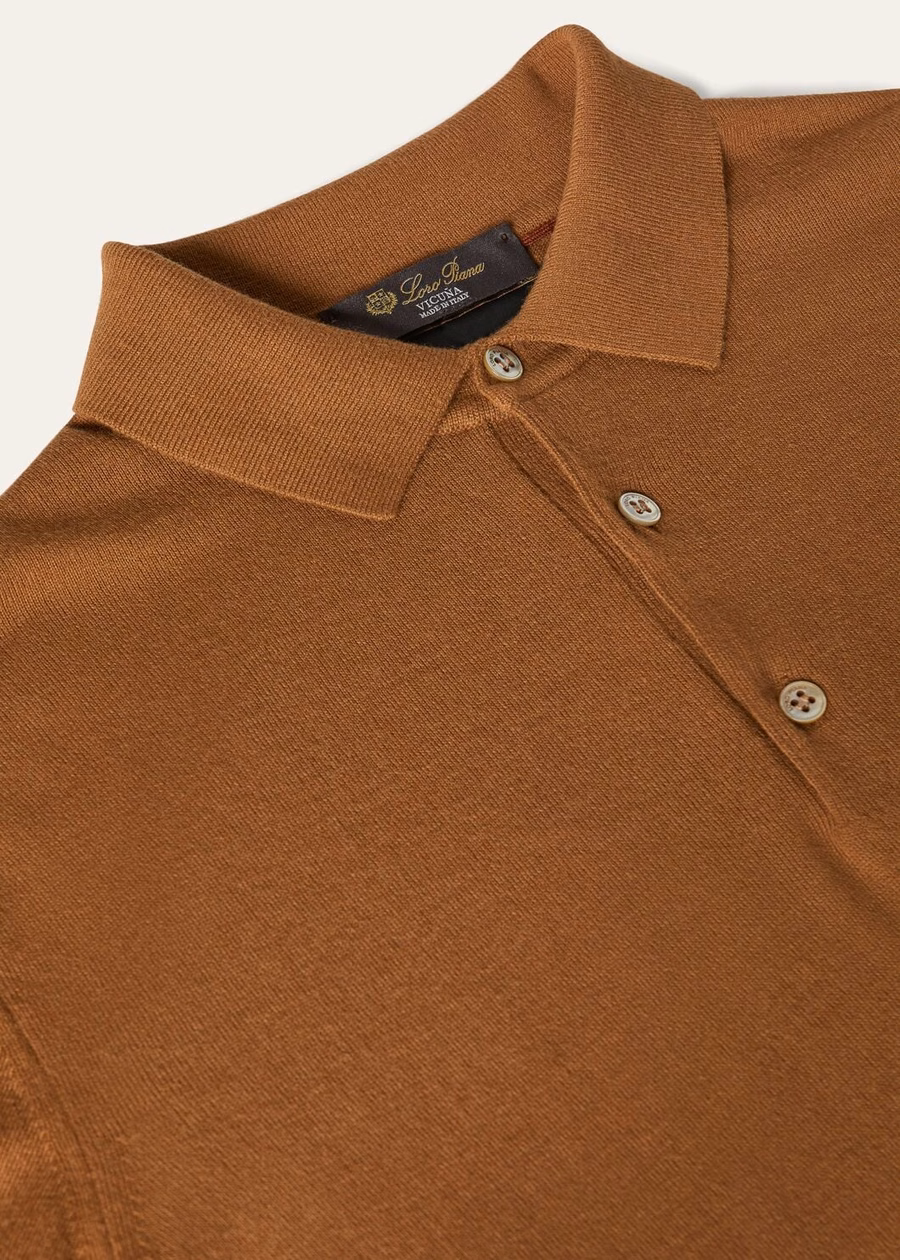 Casual poloshirt Vicuña Donker Vicuña