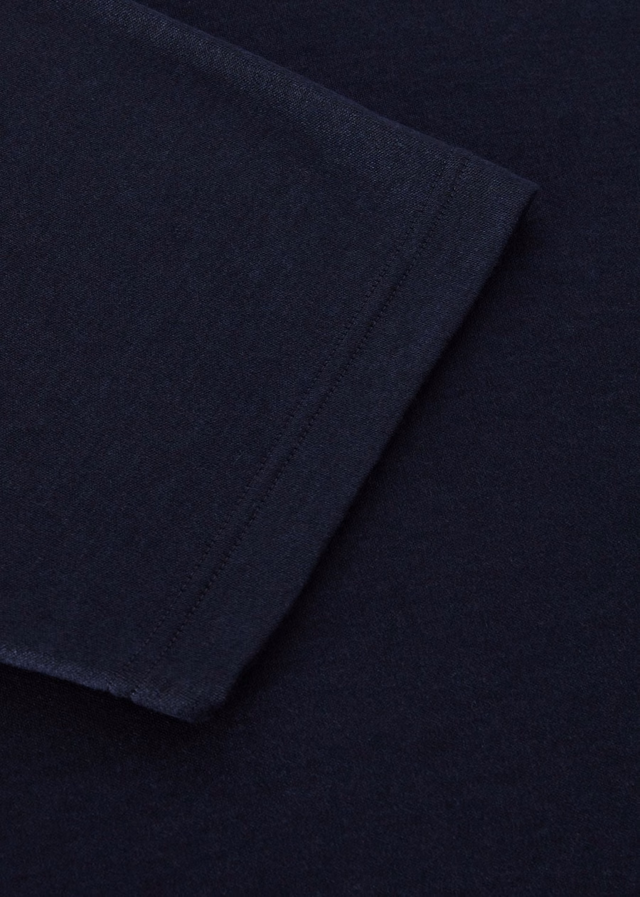Philion zijden kasjmier T-shirt Ombré blauw