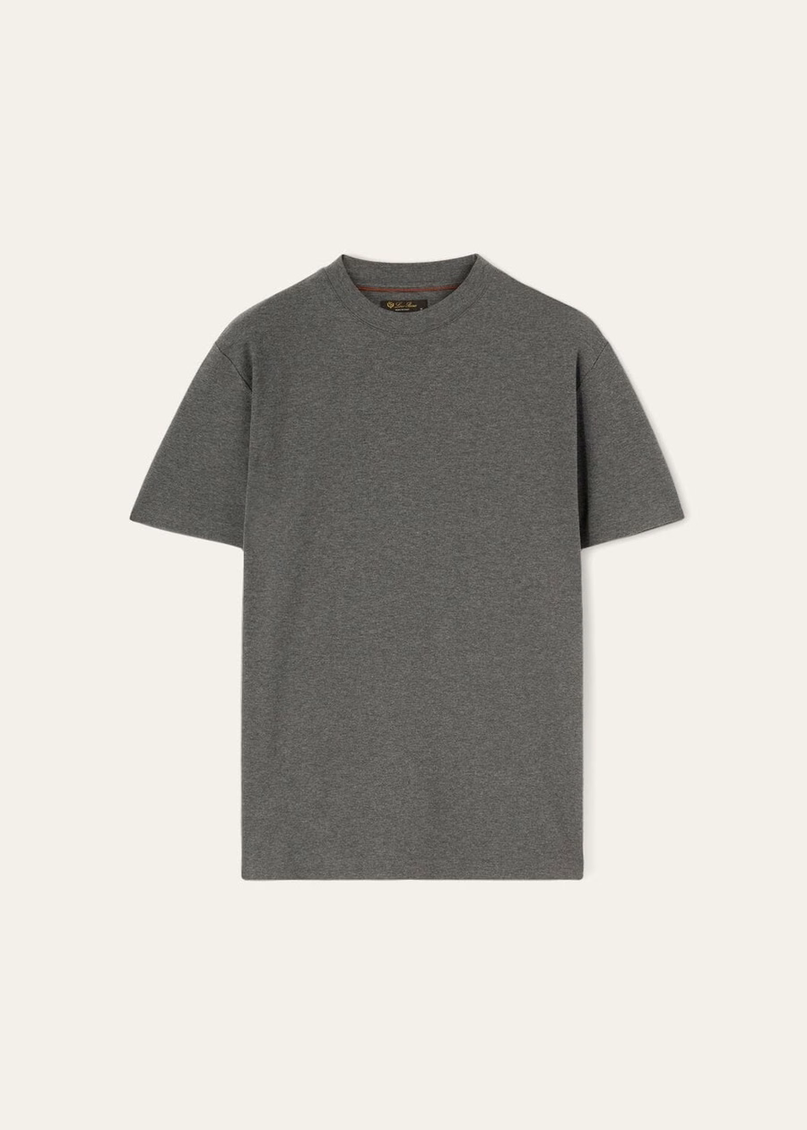 Ray Cotton T-shirt Grijs Gemelaniseerd