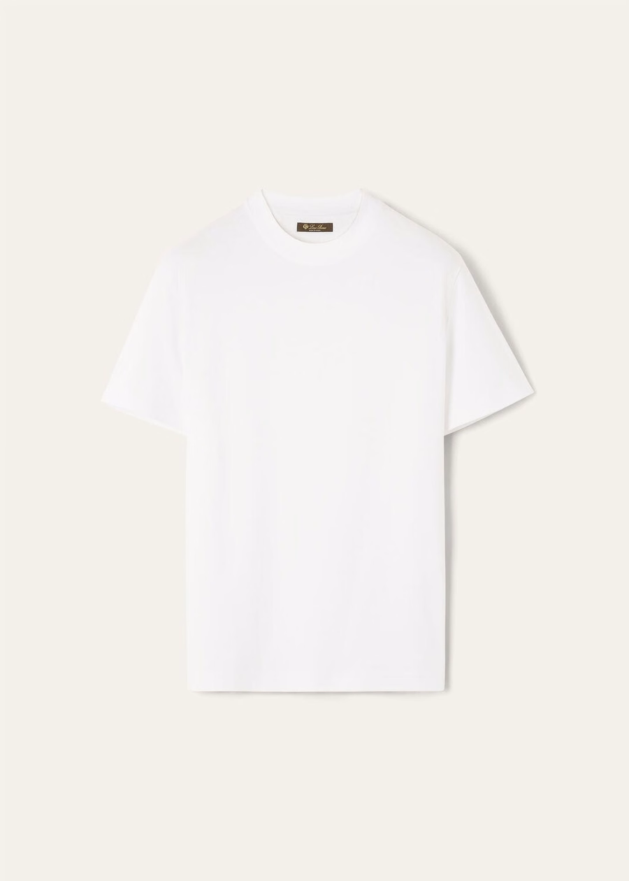 Ray Cotton T-shirt Optisch Wit