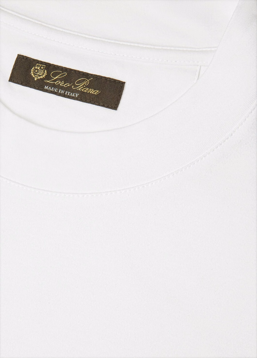 Ray Cotton T-shirt Optisch Wit