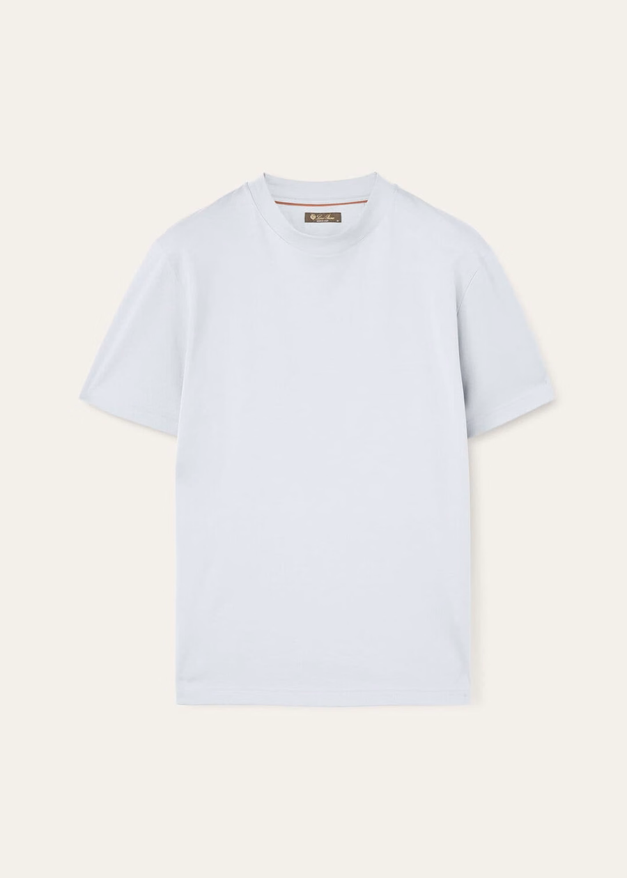 Ray Cotton Dewdrop Blue T-shirt