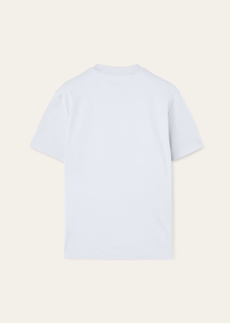Ray Cotton Dewdrop Blue T-shirt