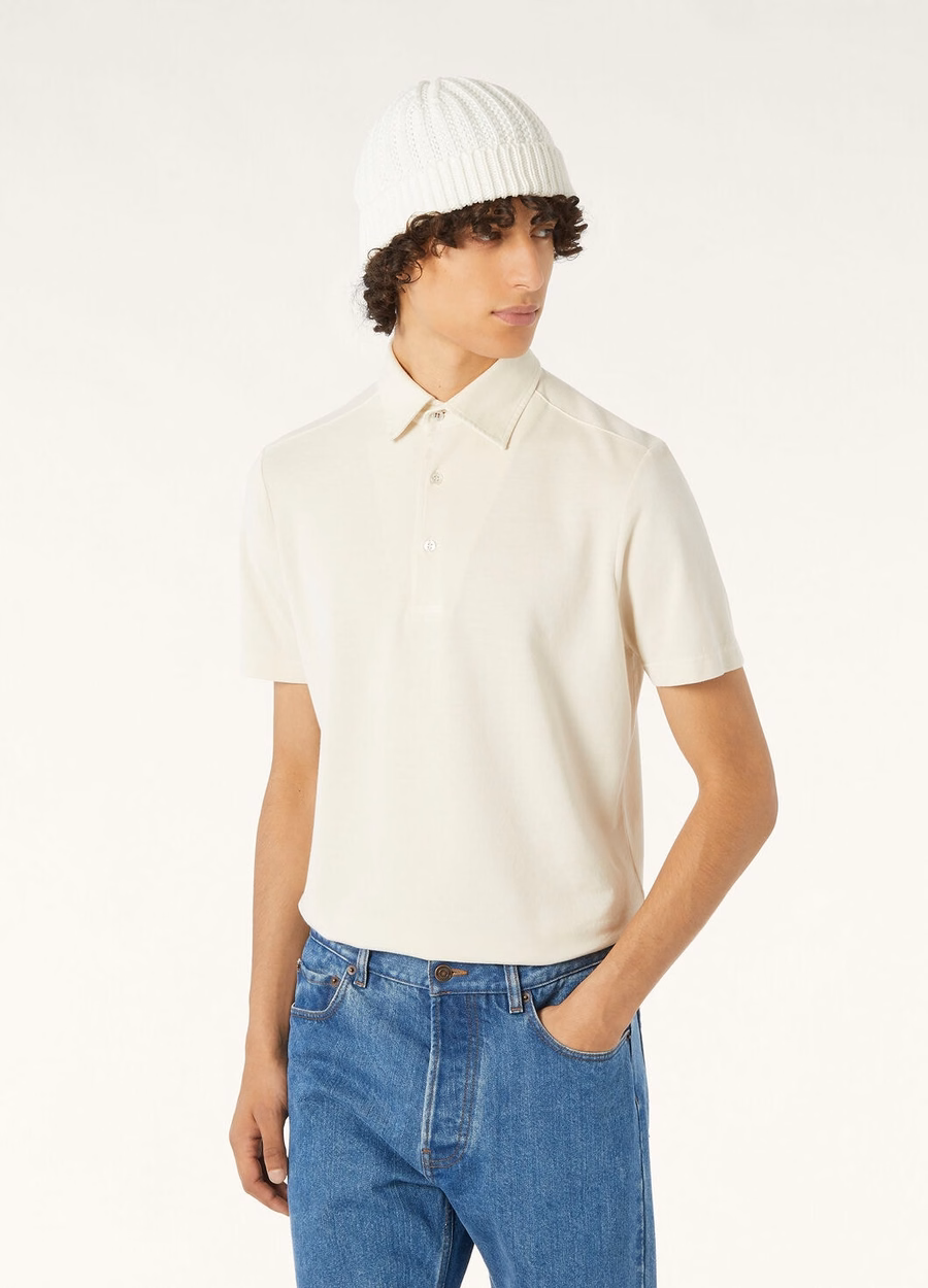 Polo shirt van mastiekkatoen