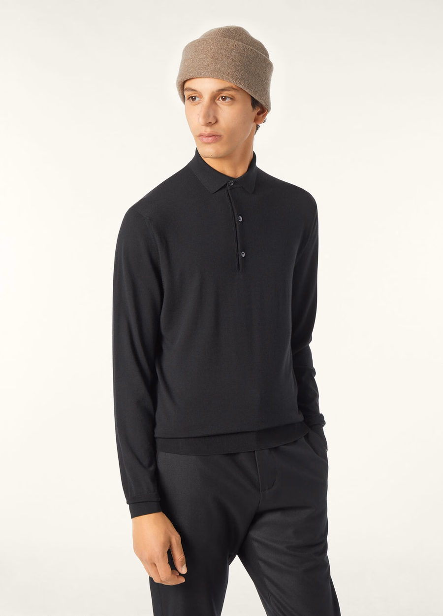 Het zwarte poloshirt van The Gift of Kings®