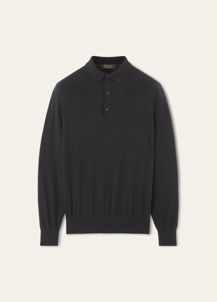 Het zwarte poloshirt van The Gift of Kings®