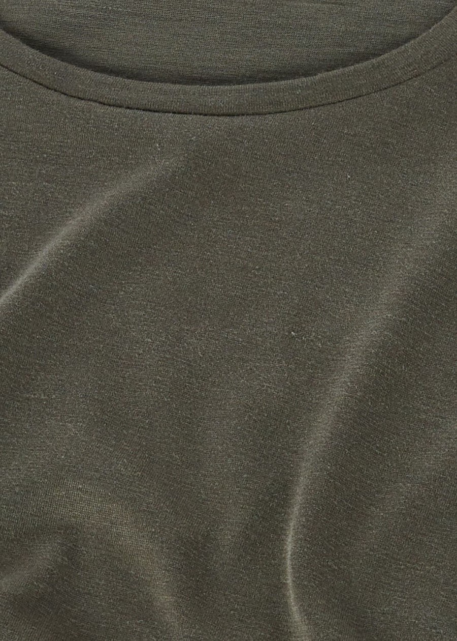 zacht t-shirt van katoen zijde en chlorofyl.
