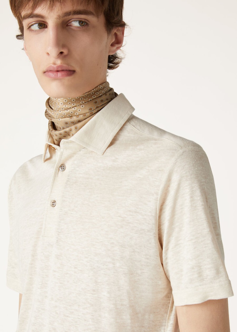 poloshirt in winterzand