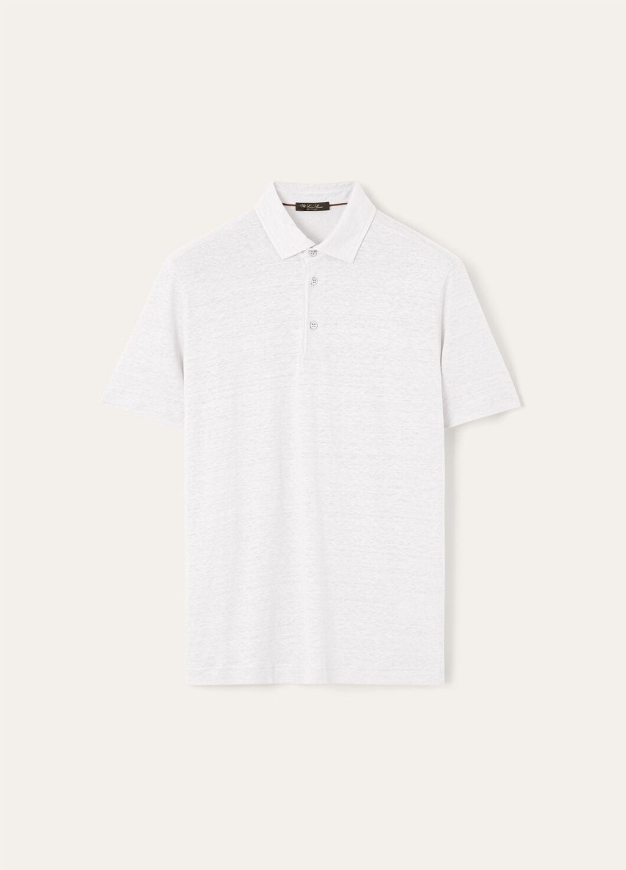 poloshirt in optisch wit