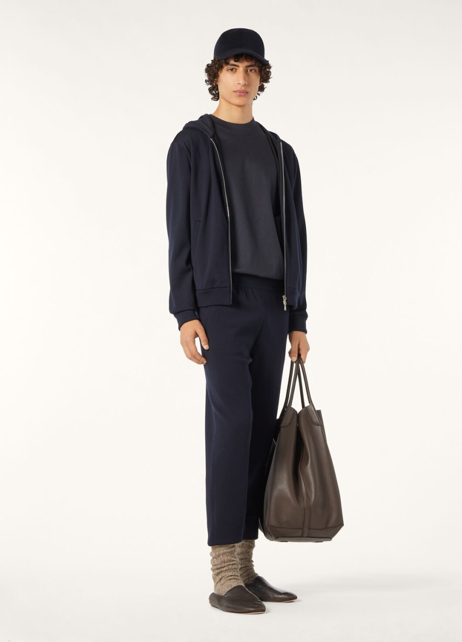 ray cotton t-shirt in marineblauw