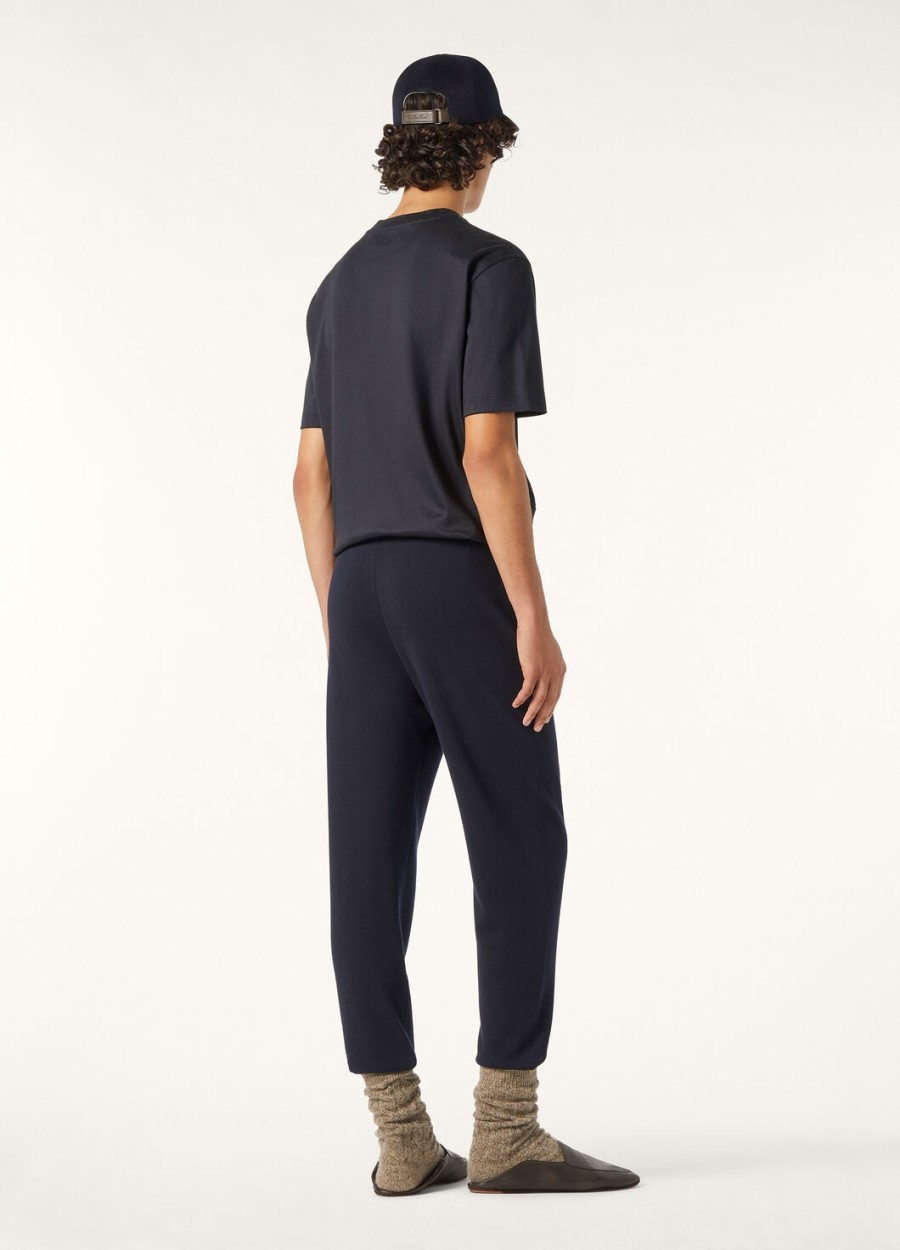 ray cotton t-shirt in marineblauw