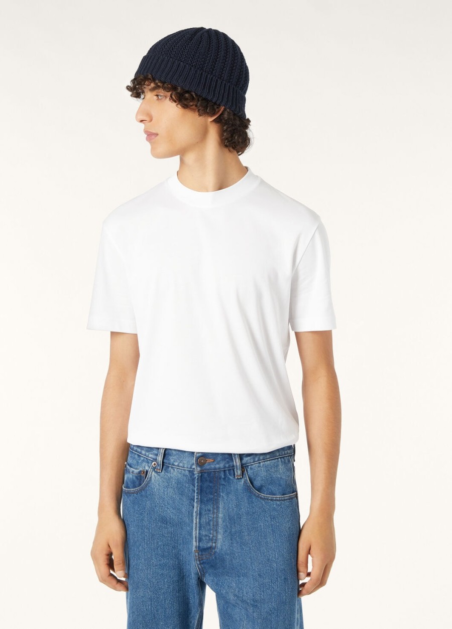 ray cotton t-shirt optisch wit