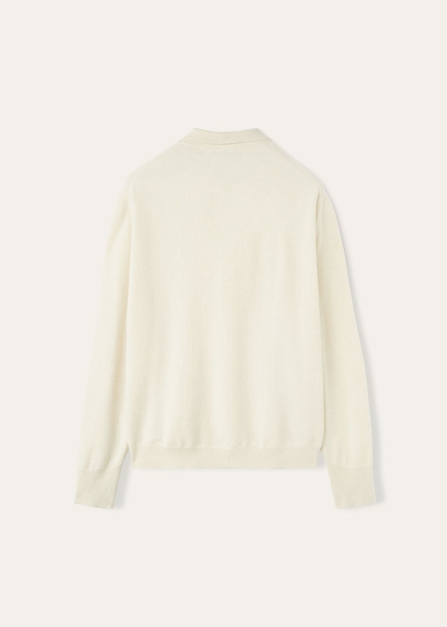 loro cashmere pure dunes mel polo shirt