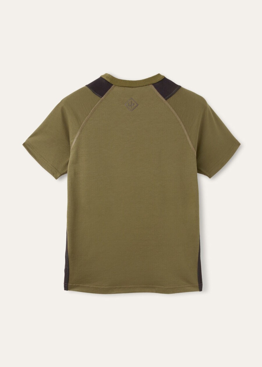 supramonte katoenen microvezel t-shirt rozemarijn