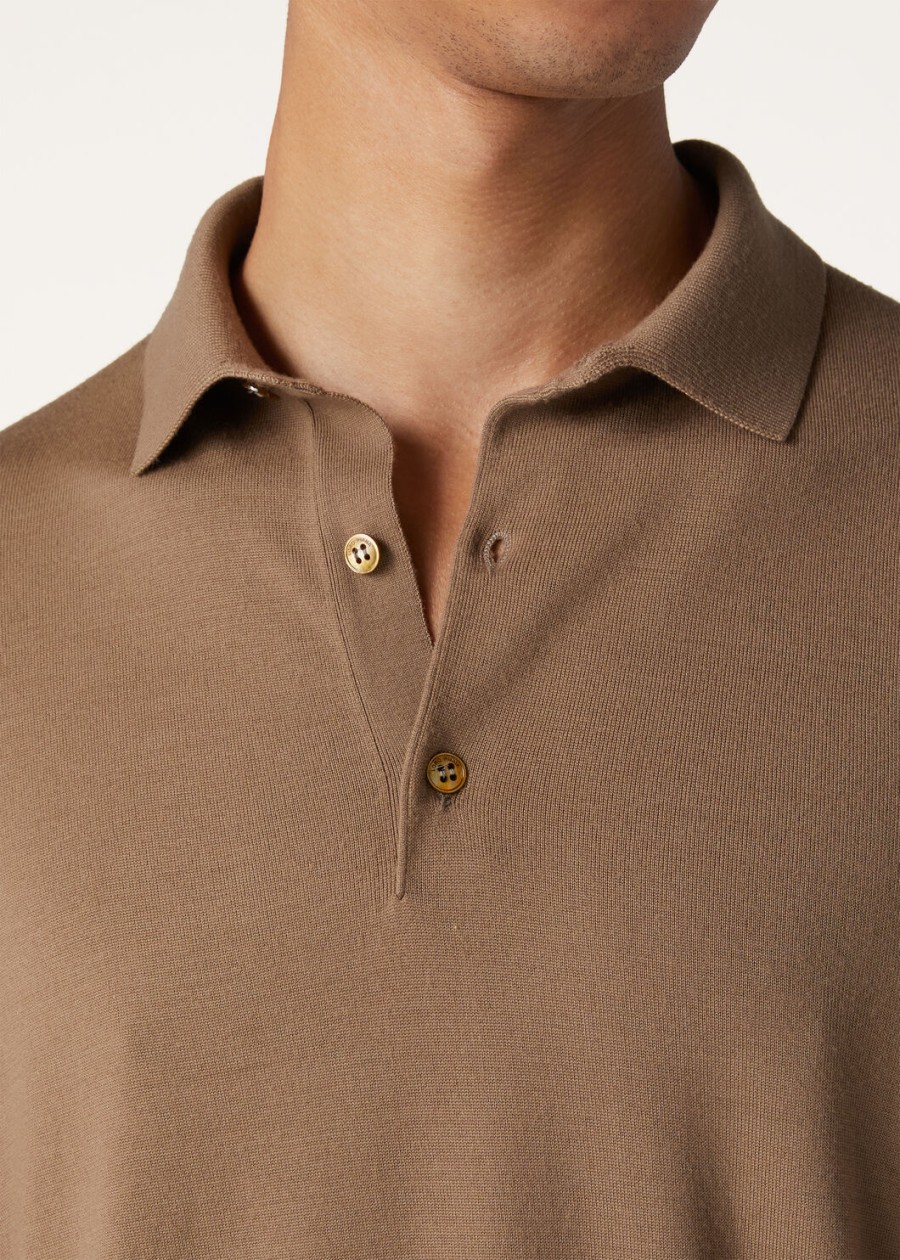 het gift of kings elzenhouten bruine poloshirt