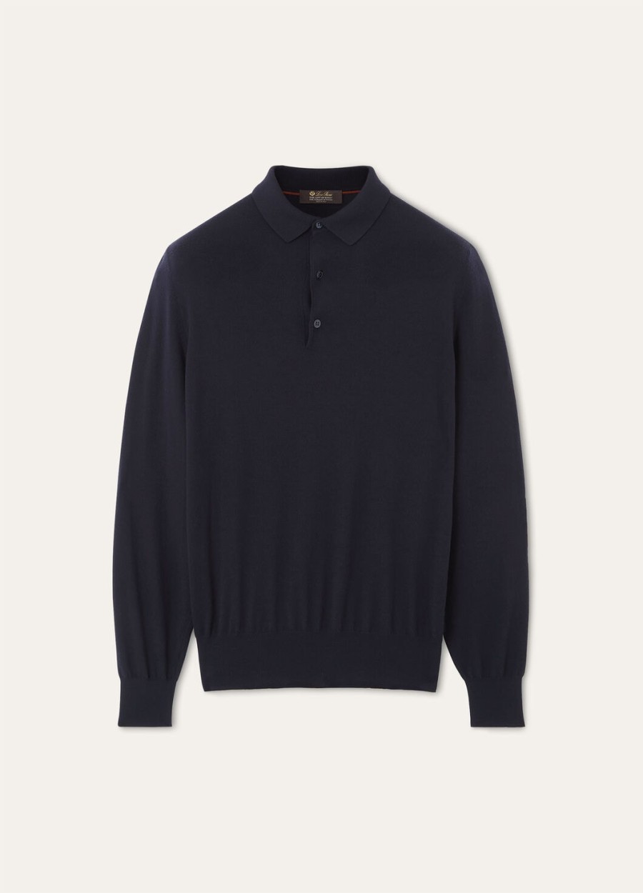 het gift of kings poloshirt in marineblauw