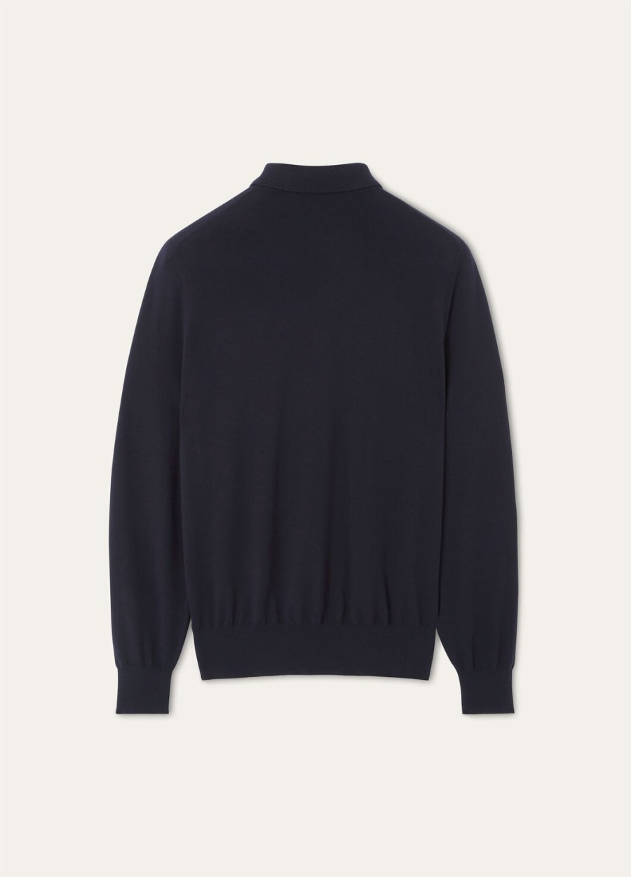 het gift of kings poloshirt in marineblauw