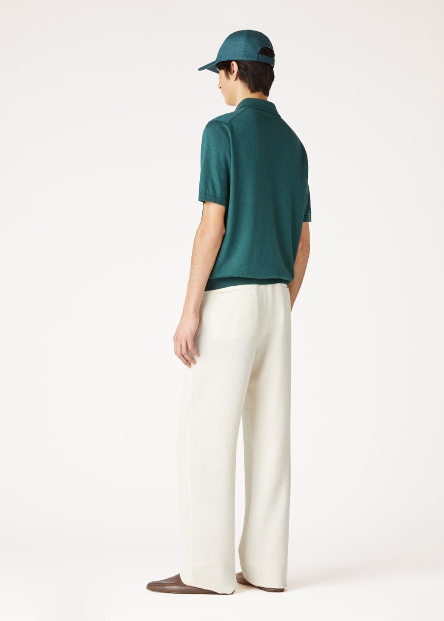 cruise kasjmier poloshirt in spirulinagroen