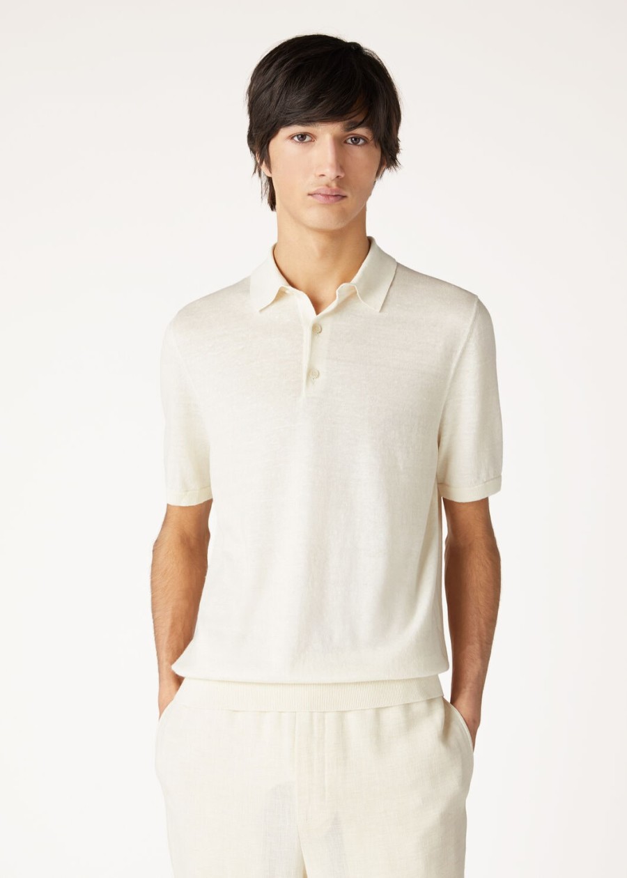cruise in cashmere nougat polo shirt