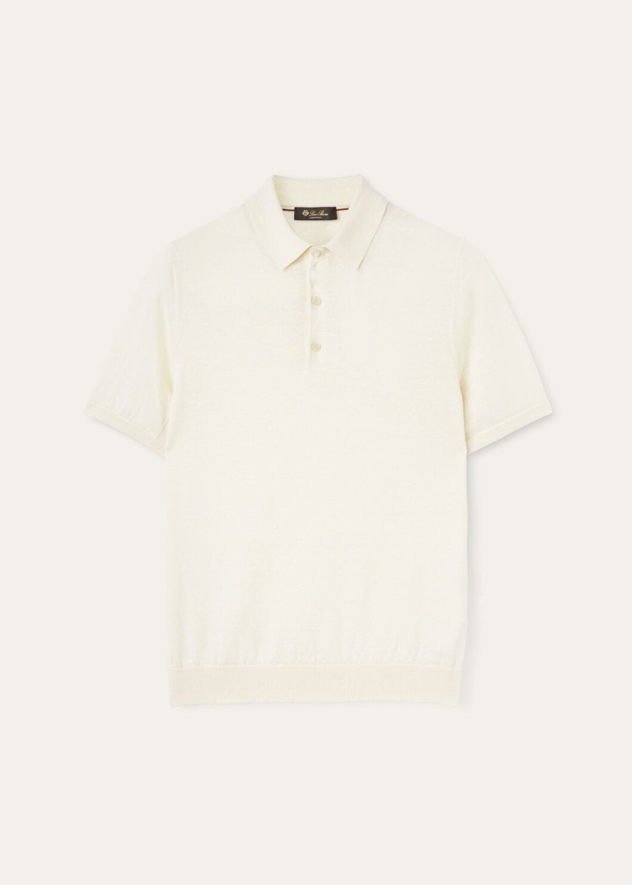 cruise in cashmere nougat polo shirt