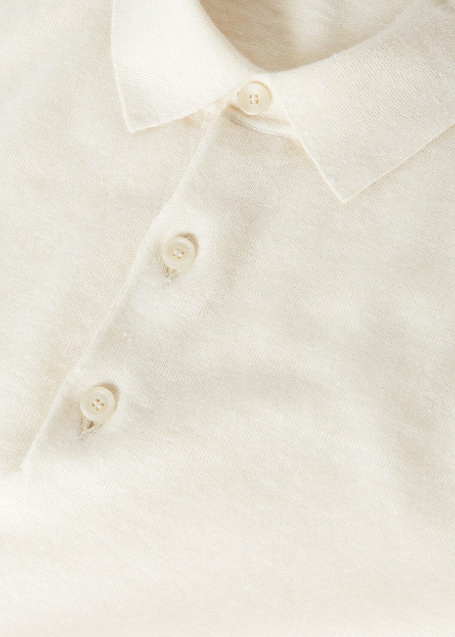 cruise in cashmere nougat polo shirt