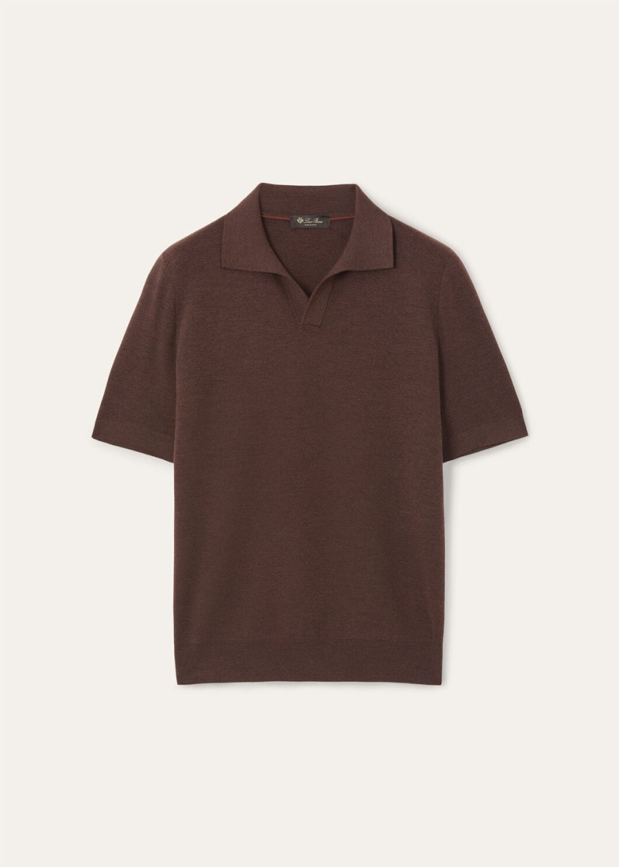 empire wish wollen poloshirt met sterrenmotief en anaise-melange