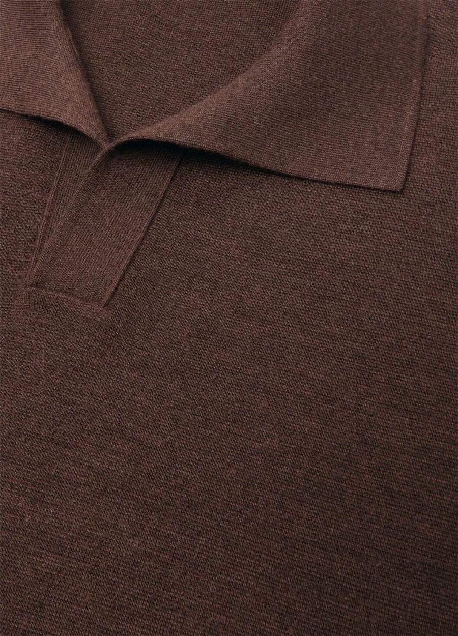 empire wish wollen poloshirt met sterrenmotief en anaise-melange
