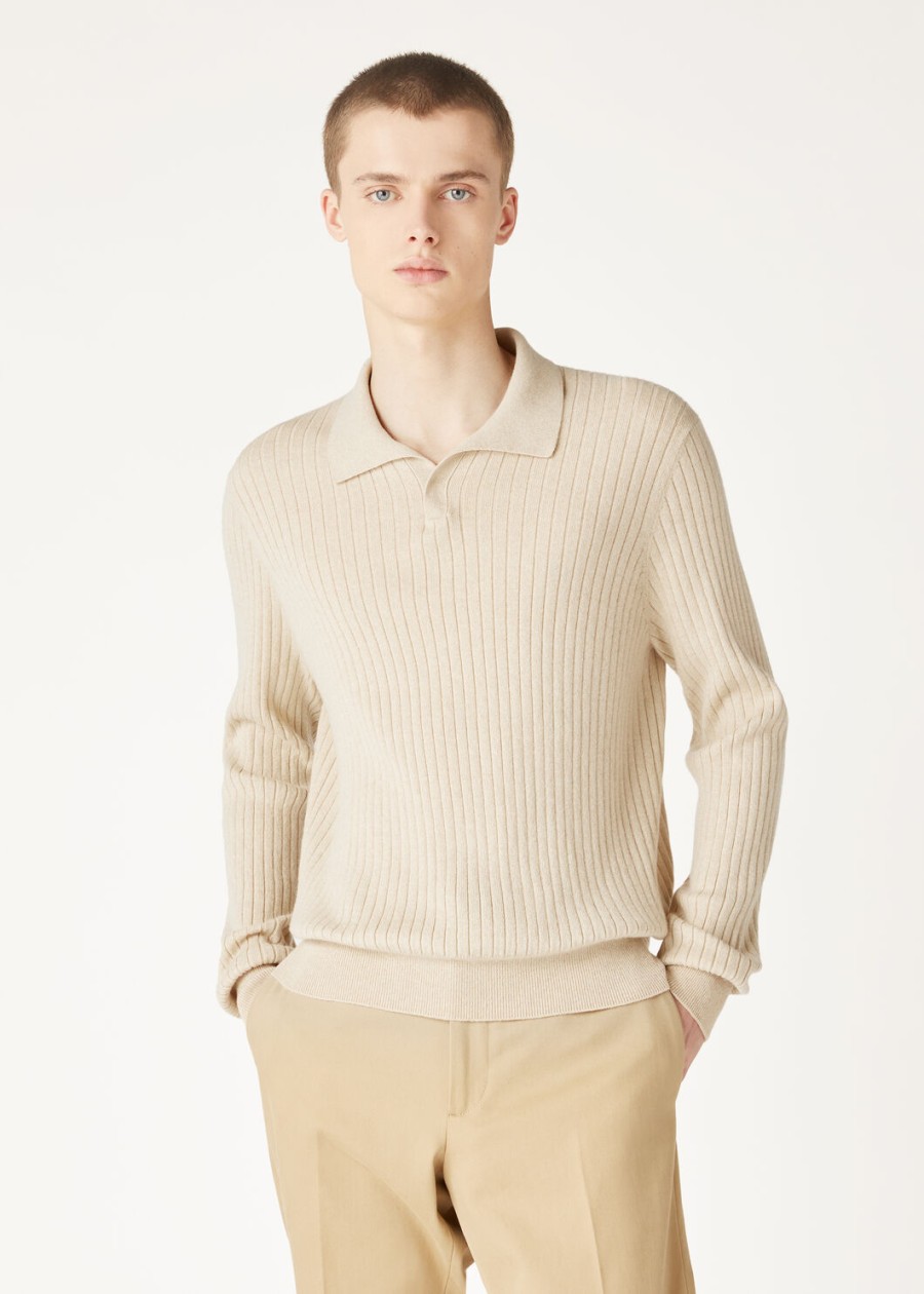 lexington baby kasjmier poloshirt crème kasjmier melange