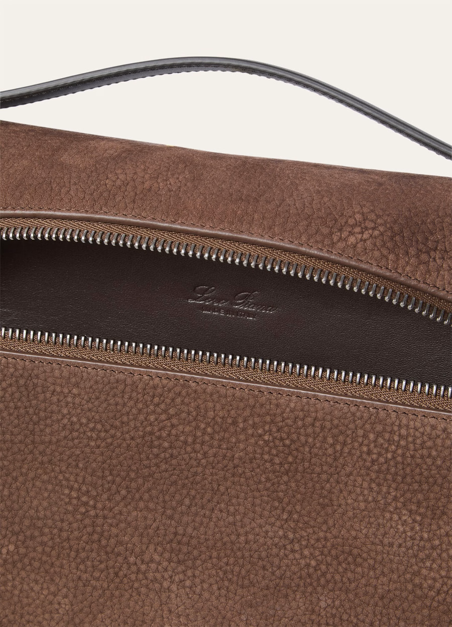 Extra hoes L29 in getint kalfsleer/donkere chocolade/onyx