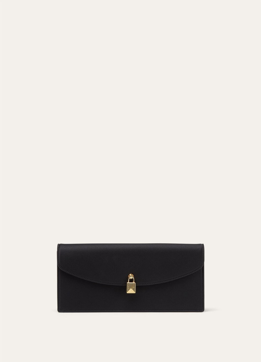 clutch extra tuxedo zijde zwartzon goud