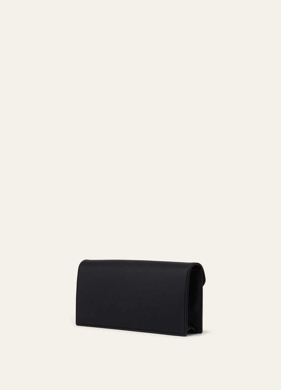 Clutch Extra Tuxedo Zijde Zwart/Zonnegoud