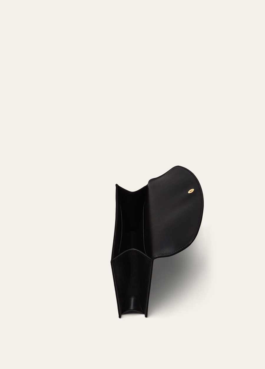 Clutch Extra Tuxedo Zijde Zwart/Zonnegoud