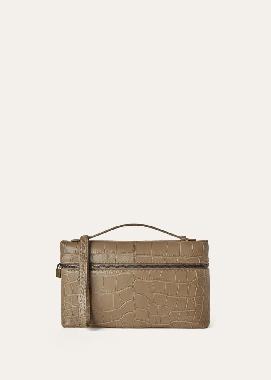 l29 extra case in warm masticonyx alligator leather