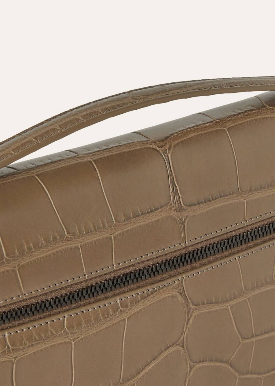 l29 extra case in warm masticonyx alligator leather