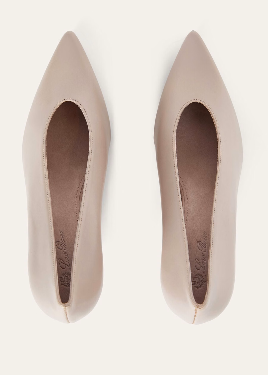 Viola High Wedge Pump roze kalfsleer Nouveau