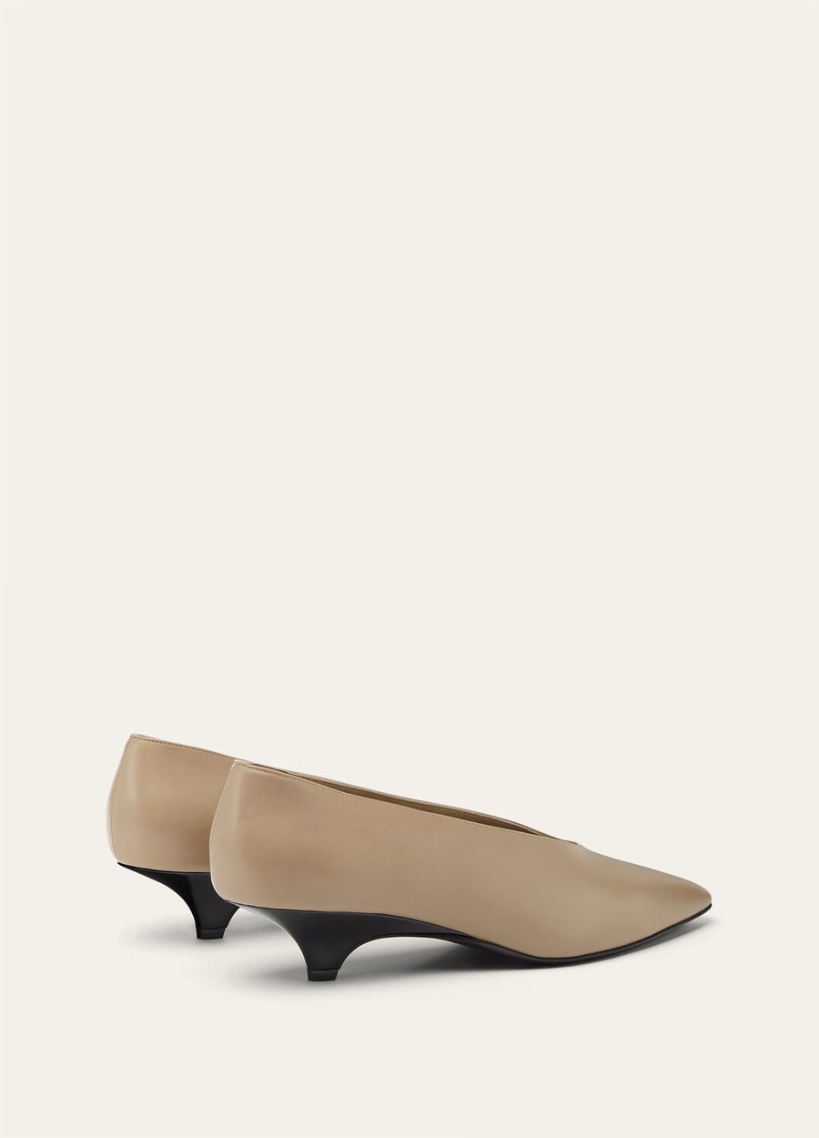 Rebecca Wedge Pump Kalfsleer Gedroogde Dragon