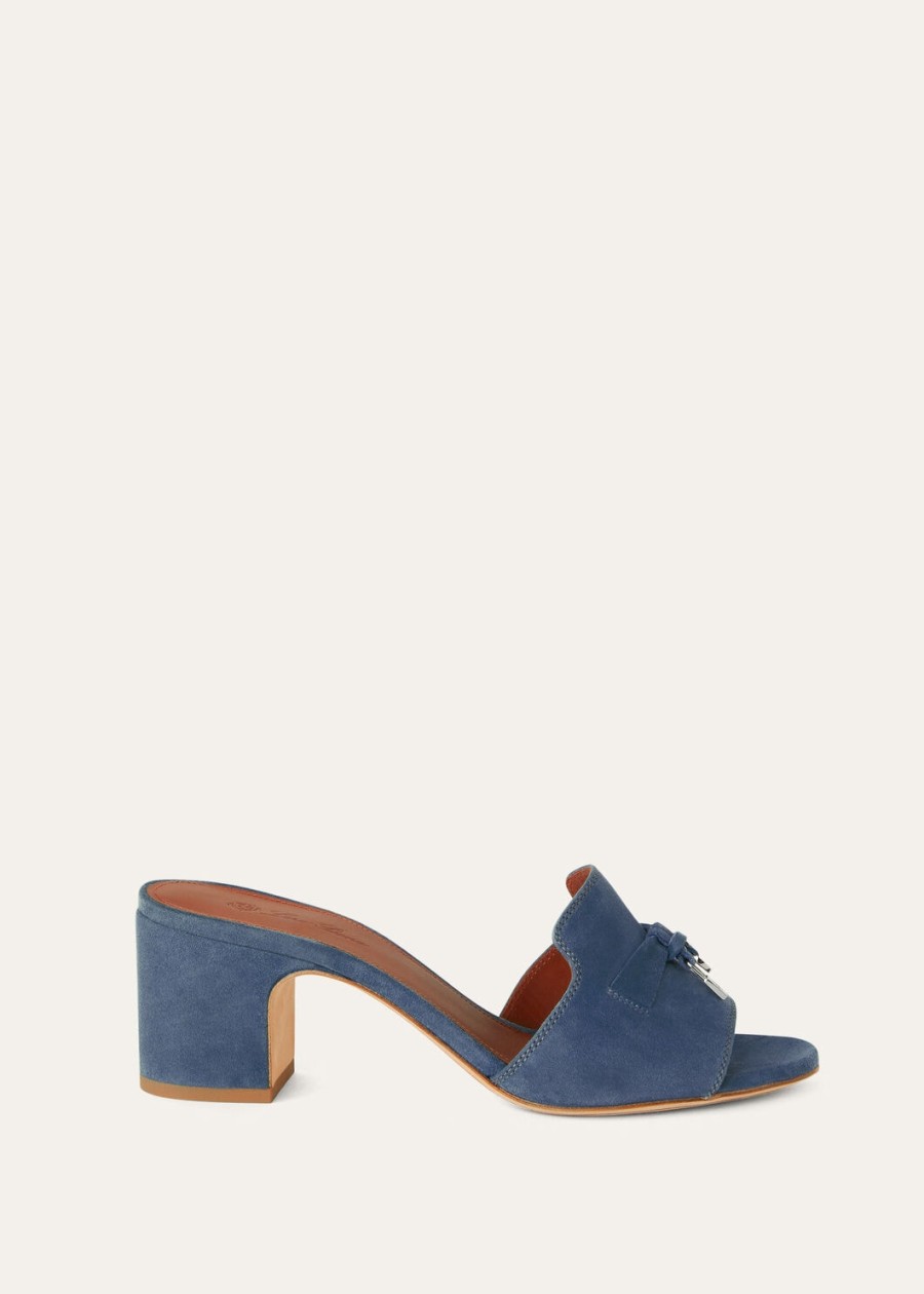 summer charms suède sandalen geitenleren denim